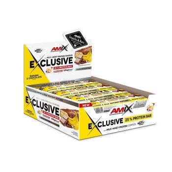 Amix Exclusive Protein Bar Příchuť: Peanut-Butter-Cake, Balení(g): 24x40g
