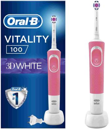 Oral-B Vitality 100 3D White Pink zubná kefka