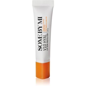 Some By Mi V10 Hyal Lip Sun Protector ochranný balzam na pery SPF 15 odtieň Transparent 7 ml