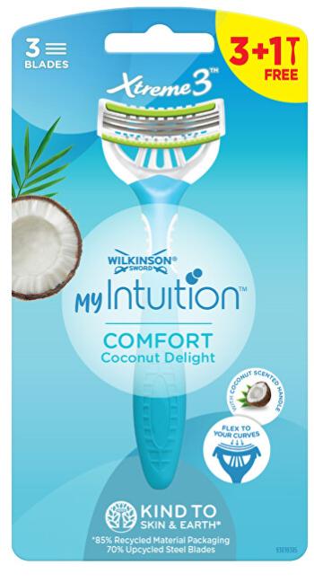 WILKINSON SWORD MY Intuition comfort coconut delight jednorazový holiaci strojček 4 ks