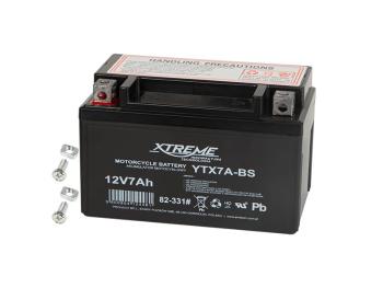 Batéria motocyklová 12V/7Ah XTREME YTX7A-BS