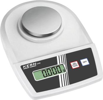 Kern  EMB 200-3 váha na listy  Max. váživosť 0.2 kg Rozlíšenie 0.001 g 230 V, na batérie strieborná