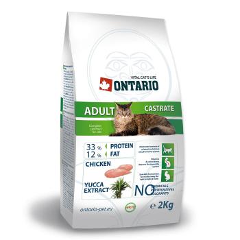 ONTARIO Cat Adult Castrate 2 kg