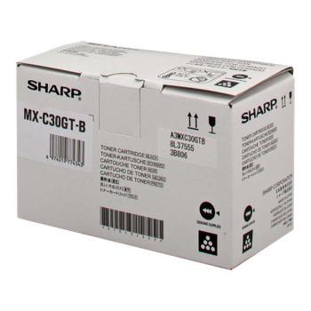 SHARP MX-C30GTB - originálny toner, čierny, 6000 strán