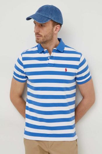 Bavlnené polo tričko Polo Ralph Lauren vzorované, 710934552