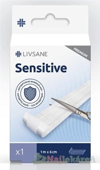 LIVSANE Náplasť Sensitive PREMIUM pás (1 m x 6 cm) na citlivú pokožku 1 ks