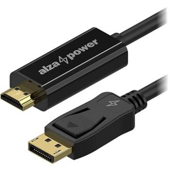 AlzaPower Core DisplayPort (M) na HDMI 4K (M) 3 m čierny (APW-CBDPHD430B)