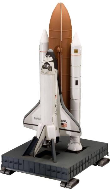 Revell 04736 Space Shuttle Discovery & Booster vesmírny model, stavebnica 1:144