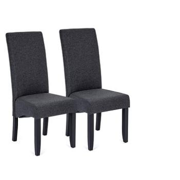 Jedálenská stolička DINNER sivá, set 2 ks (3349)