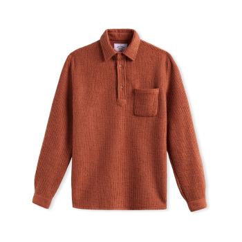 Portuguese Flannel  Caneleto Popover - Brown  Tričká a polokošele Zlatá