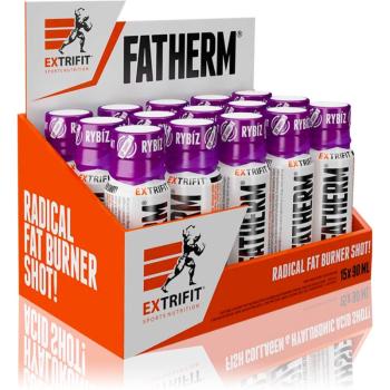 Extrifit Fatherm Shot spaľovač tukov príchuť Blackcurrant 15x90 ml