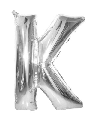 Fóliový balón písmeno "K" 115 cm - BALONČ