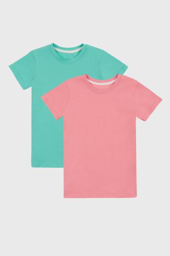2 PACK dievčenských basic tričiek