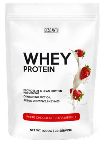 Descanti Whey Protein White Chocolate Strawberry 500g