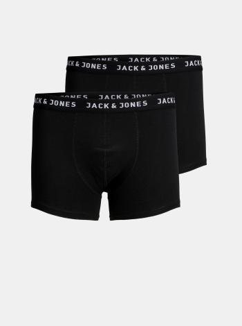 Sada dvoch čiernych boxeriek Jack & Jones Jon