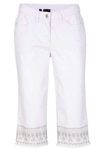 Capri džínsy s výšivkami