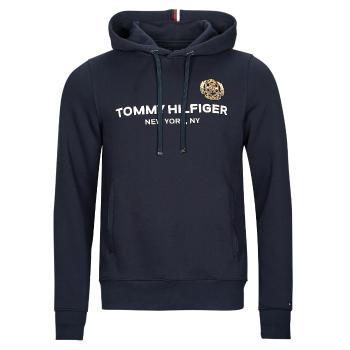 Tommy Hilfiger  ICON STACK CREST  HOODY  Mikiny Námornícka modrá