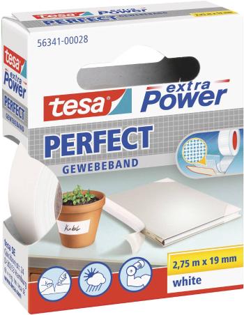 tesa PERFECT 56341-00028-03 páska so skleným vláknom tesa® Extra Power biela (d x š) 2.75 m x 19 mm 1 ks