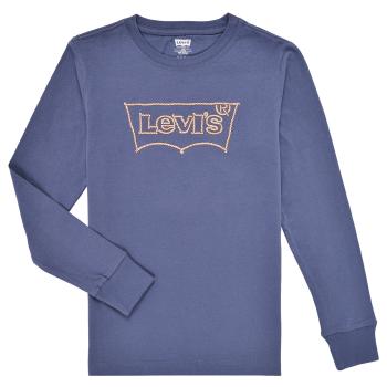 Levis  LVB ROPE BATWING LS TEE  Tričká s dlhým rukávom Modrá