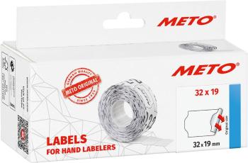 METO cenovky 30007368 premiestniteľné Šírka etikety: 32 mm Výška štítku: 19 mm biela 1 ks