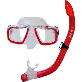 Calter Potápačská súprava Junior S9301 + M229 P + S, červená (4891223086928)