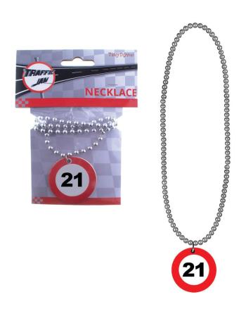 Espa Párty náhrdelník - dopravná značka 21.