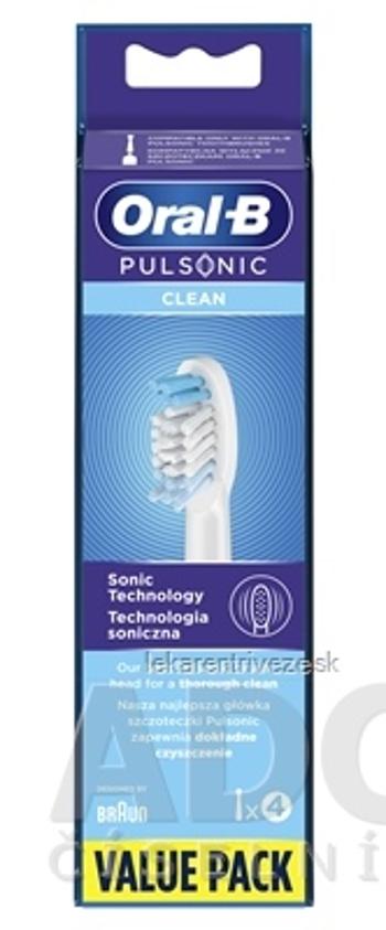 Oral-B PULSONIC CLEAN čistiace náhradné hlavice 1x4 ks