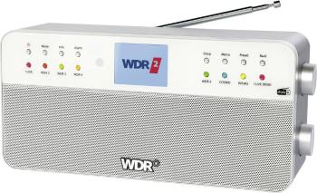 Dual WDR kuchynské rádio DAB+, FM Bluetooth, AUX   biela