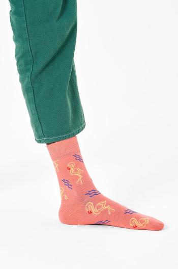 Ponožky Happy Socks pánske, oranžová farba