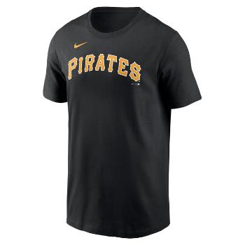 Nike T-shirt Men's Fuse Wordmark Cotton Tee Pittsburgh Pirates black - L