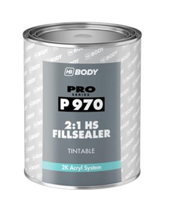 HB BODY P970 - 2K akrylátový plnič transparentná 1 L