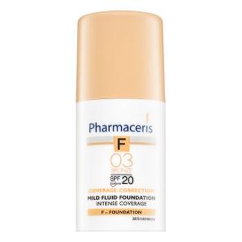 Pharmaceris F Capilar-Correction Fluid SPF20 Bronze skrášľujúci fluid pre zjednotenú a rozjasnenú pleť 30 ml