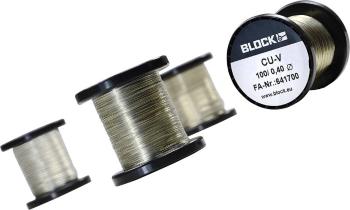 Block medený drôt  Vonkajší Ø (bez izolácie): 1.50 mm  5 m 0.10 kg