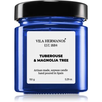 Vila Hermanos Apothecary Cobalt Blue Tuberose & Magnolia Tree vonná sviečka 150 g