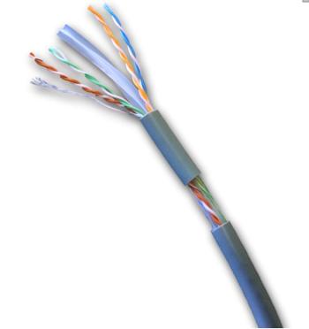 DATACOM UTP flex, Cat6 PVC, sivý, 305m, lanko