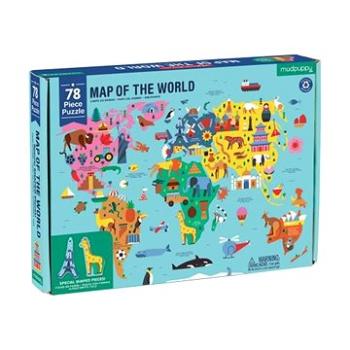 Geography Puzzle – Mapa sveta (78 ks) (9780735360846)