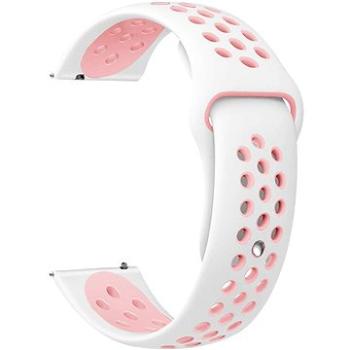 Eternico Sporty Universal Quick Release 20 mm Pure Pink and White (AET-U20SP-PiWh)