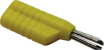 Schnepp N 4041 L banánový konektor zástrčka, rovná Ø pin: 4 mm žltá 1 ks