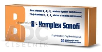 B-Komplex Sanofi tbl flm 1x30 ks