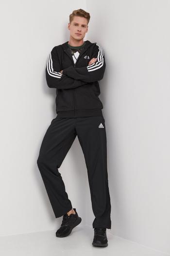 Nohavice adidas GK9249 pánske, čierna farba, jednofarebné