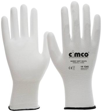 Cimco Skinny Soft White 141265 nylon pracovné rukavice Veľkosť rukavíc: 11, XXL EN 388  1 pár