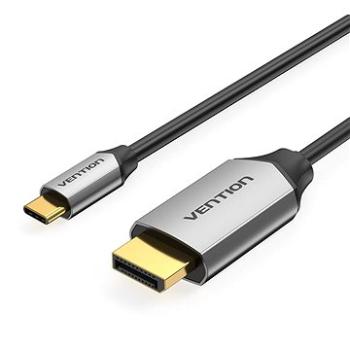 Vention USB-C to DP (DisplayPort) Cable 1 m Black Aluminum Alloy Type (CGZBF)