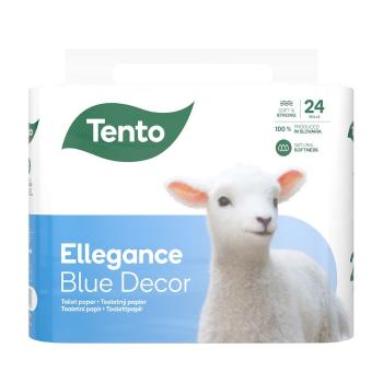 TENTO ELLEGANCE BLUE DECOR 3 VRSTVA 24 PACK