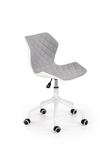 Študentská stolička Matrix - šedá office chair