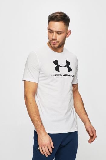 Tričko Under Armour 1329590 biela farba, s potlačou