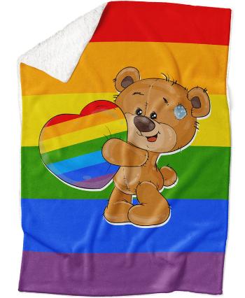 Deka LGBT Bear (Podšitie baránkom: ÁNO)