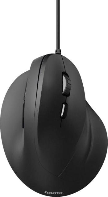 Hama EMC-500 ergonomická myš USB optická čierna 6 null 1000 dpi, 1400 dpi, 1800 dpi