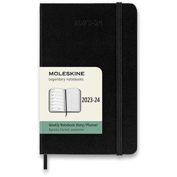 Moleskine 2023-2024 S, tvrdé dosky, čierny (DHB18WN2Y24)