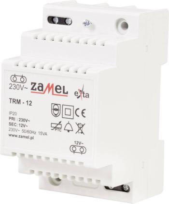 Zamel TRM-12 zvončekový transformátor 12 V/AC 1.25 A