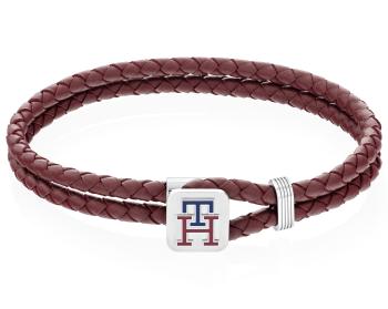 Tommy Hilfiger Slušivý kožený náramok Monogram 2790533